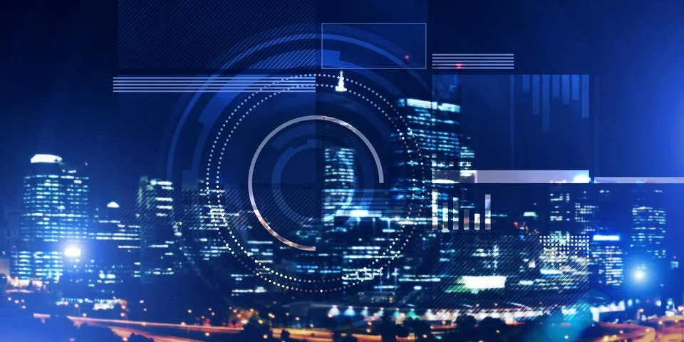 Modern technologies as means of optimization and making new progress step Illustrazione stock