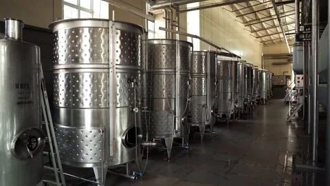 Modern technologies of wine production Stock Footage 181426241