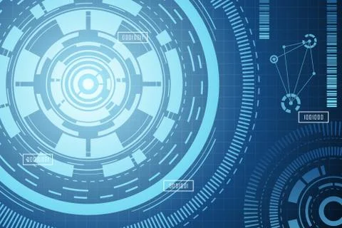 Modern Technology Abstract Background Stock Illustration