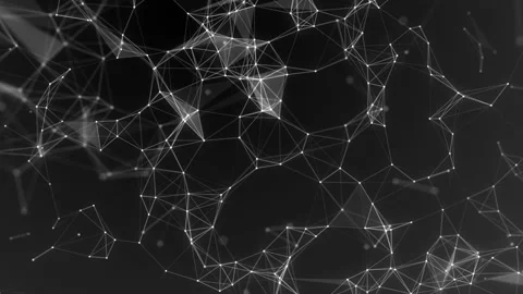 Modern technology abstract background. Plexus Energy network 5 in 1. Stock Footage 135076223