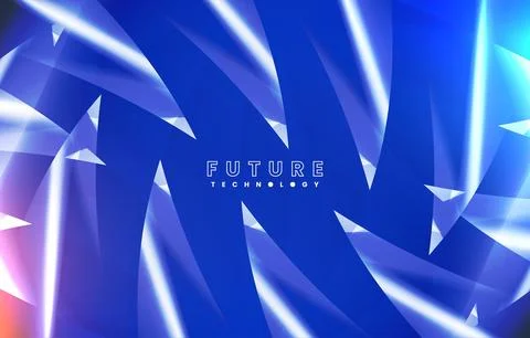 Modern technology abstract vector with with blue with white color background イラスト素材