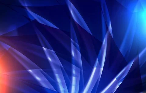 Modern technology abstract wavy stylish vector with with blue with white Stock Illustration