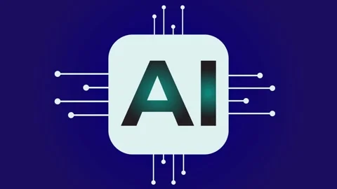 Modern Technology Ai Effects video Stock Footage 288586758