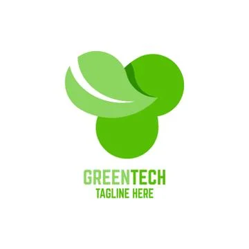 Modern technology and nature. Vector illustration. Stock Illustration