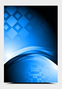 Modern technology background with abstract waves. Vector design eps 10 Mod... Stock Photos