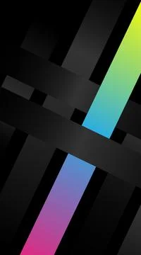 Modern Technology Background Black and Colorful Stock Illustration