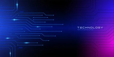 Modern Technology background with circuit board Stock Illustration