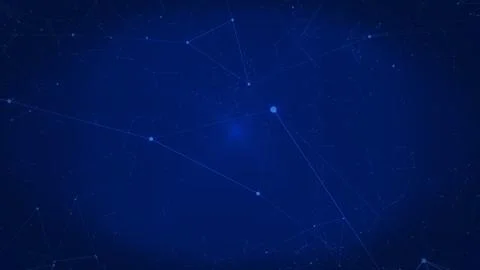 Modern technology background with digital network of lines and dots. Stock Illustration