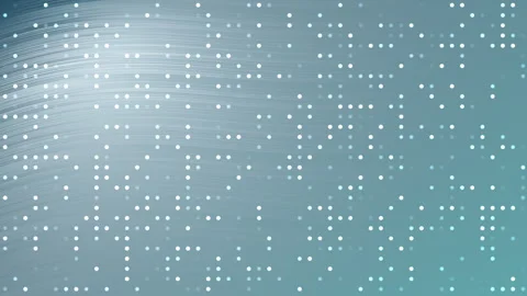 Modern technology background with glowing dots and fluid lines Stock Footage 318428889