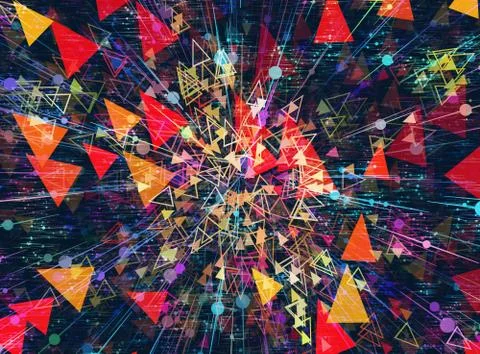 Modern technology backgrounds Ilustração Stock