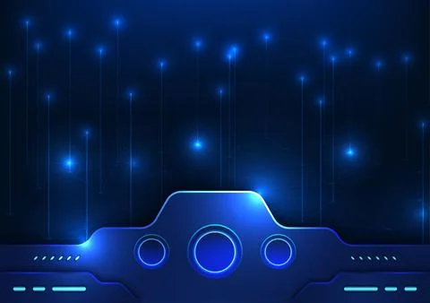 Modern technology control screen background It is a screen suitable for usi.. 스톡 일러스트