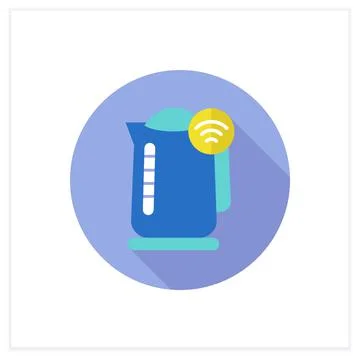 Modern technology flat icon Stock Illustration