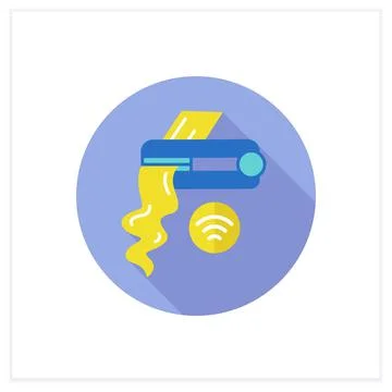 Modern technology flat icon Stock Illustration
