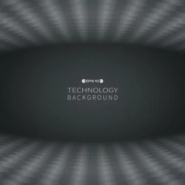 Modern technology grid square pattern lines on dark background. Stock-Illustration