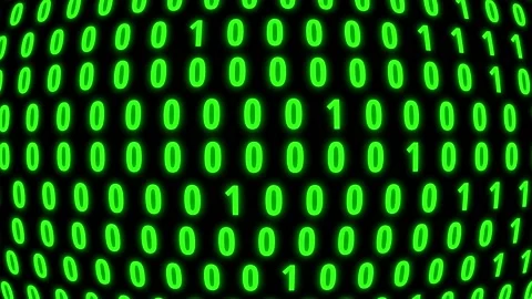 Modern technology hex code concept.Numbers grid data streaming. Stock Footage 153043055