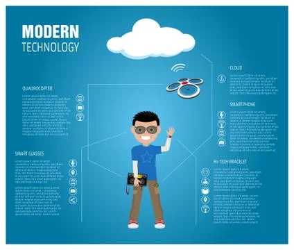 Modern Technology Stock Illustration