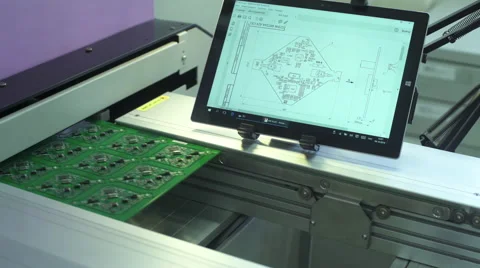 Modern Technology For Integrated Circuits Video stock 68659709