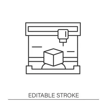 Modern technology line icon Stock Illustration