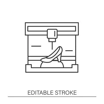 Modern technology line icon Stock Illustration