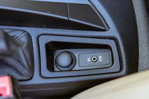 Modern technology in older car. Stock Photos