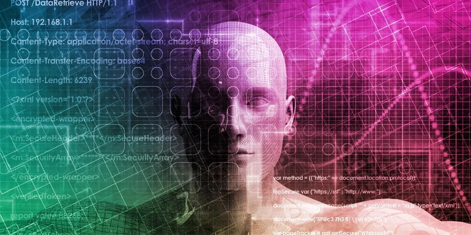 Modern Technology Solutions Illustrazione stock