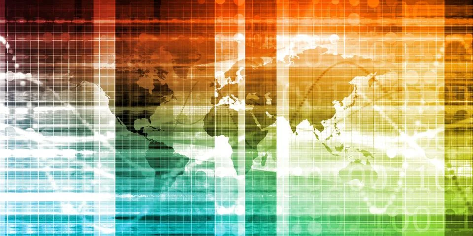 Modern Technology Solutions 스톡 일러스트