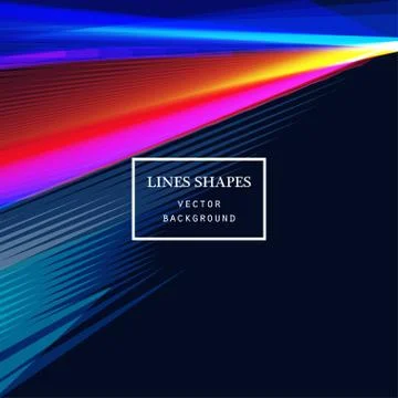 Modern technology striped abstract background with copy space vector Stock Illustration