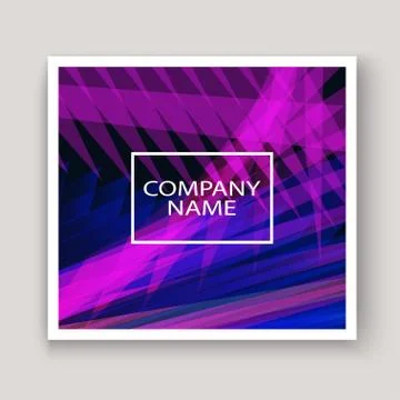 Modern technology striped abstract covers design purple. Neon li Stock Illustration