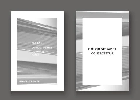 Modern technology striped abstract covers design. Neon lines bac Stock Illustration