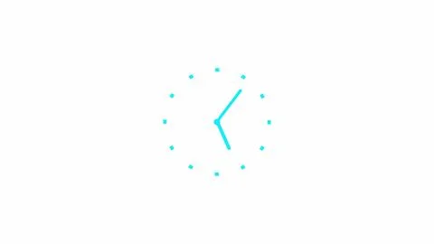 A modern technology watch Abstract view of circular clock. Stock Illustration