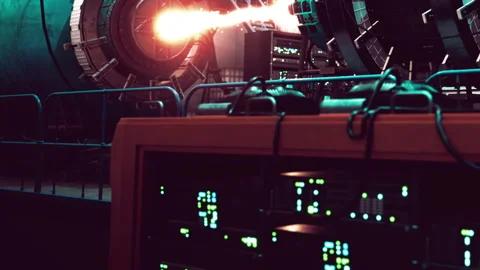 Modern technology at work in a high tech laboratory setting Stock Footage 342804617