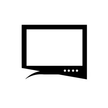 Modern television vector Illustrazione stock