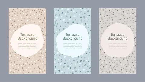 Modern terrazzo back ground abstract design vector Stock Illustration