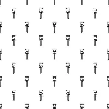 Modern test tube pattern seamless Stock Illustration