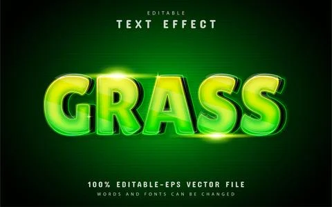 Modern text effect with orange gradient Stock Illustration