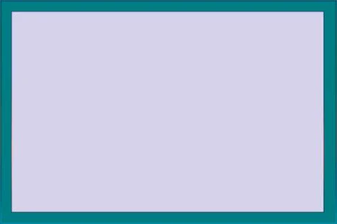 Modern Thick Blue Empty Frame Illustrazione stock