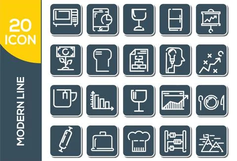 Modern thin line icons set of tourism travel transportation, trip to resort h Stock Illustration