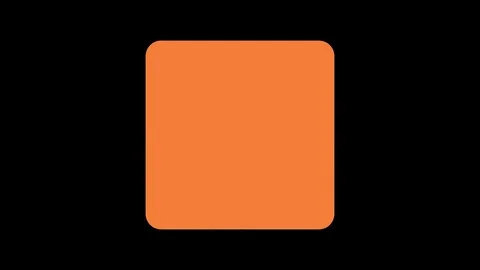 Modern Tick animation on white, Alpha and green screen chroma key orange Stock Footage 76362569