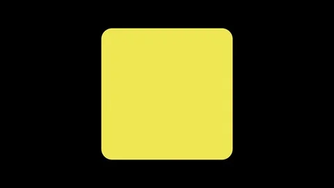 Modern Tick animation on white, Alpha and green screen chroma key yellow Stock Footage 76362613