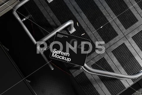 Modern Ticket Card Mockup PSD Template
