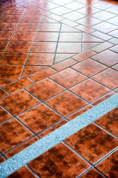 Modern tile floor Stock Photos