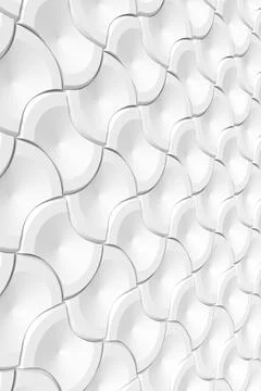 Modern tile wall. 3D rendering. Stock Illustration