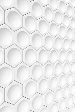 Modern tile wall. 3D rendering. Stock Illustration