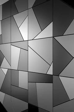 Modern tile wall. 3D rendering. Stock Illustration