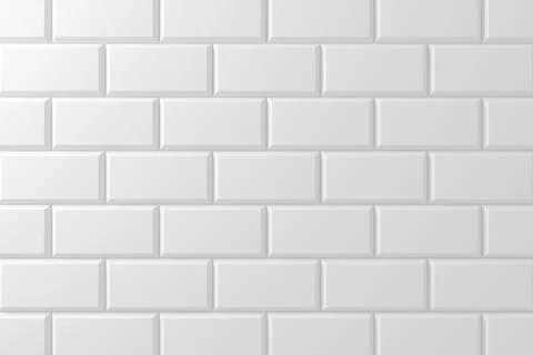Modern tile wall. 3D rendering. Stock Illustration