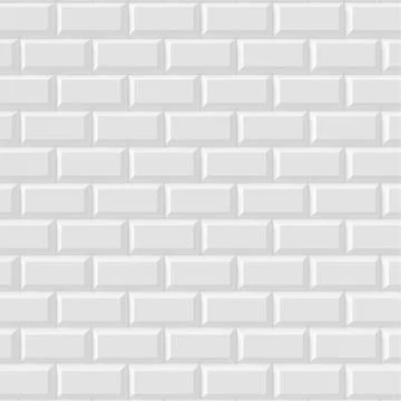 Modern tile wall. 3D rendering. Stock Illustration