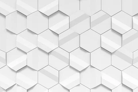 Modern tile wall. 3D rendering. Stock Illustration