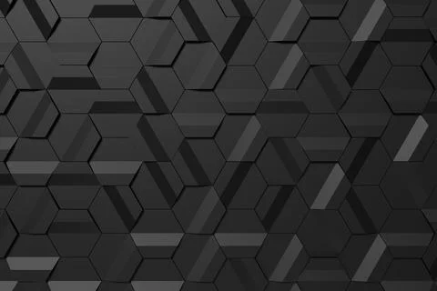 Modern tile wall. Darkness background design. 3D rendering. Stock Illustration