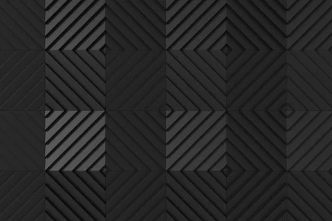 Modern tile wall. Darkness background design. 3D rendering. Foto stock