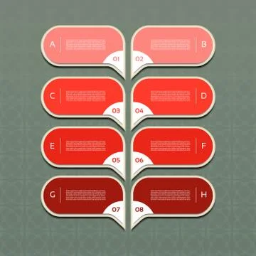 Modern timeline design template. eps 10 Stock Illustration
